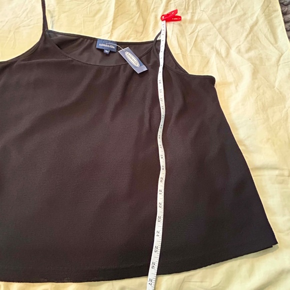 TANK TOP, GREAT FOR FORMAL EVENTS, BLACK, SIZE 4X, FULLY LINED, SPAGHETTI STRAPS - Picture 7 of 10